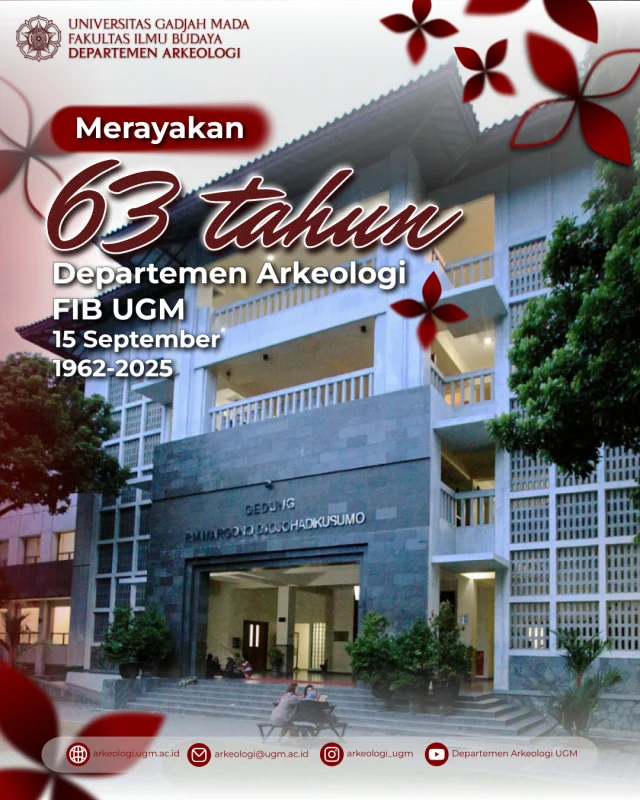 Terima kasih atas dukungan semua stakeholder ... 
.
#arkeologiugm