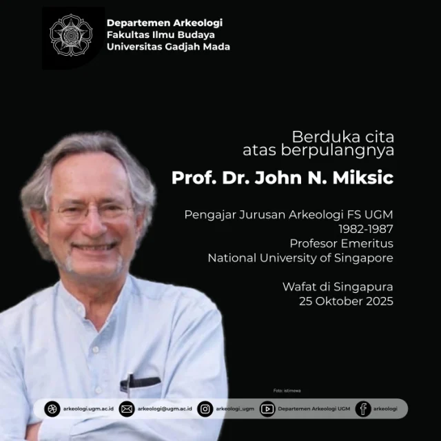Beliau membawa berbagai kemajuan di Departemen Arkeologi (saat itu bernama Jurusan Arkeologi), termasuk membangun perpustakaan dan laboratorium yang representatif.
Tentu banyak kenangan dari staf dan alumni Arkeologi bersama beliau.
.
#arkeologiugm #fibugm